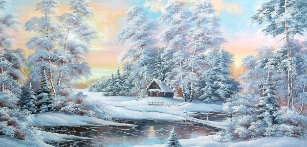 Лукас зимний пейзаж