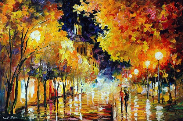 Художник мастихином Афремов