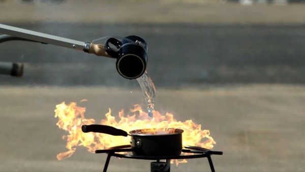 Разогревание на открытом огне рисунок