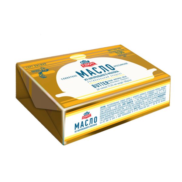 Сливочное масло в коробочке