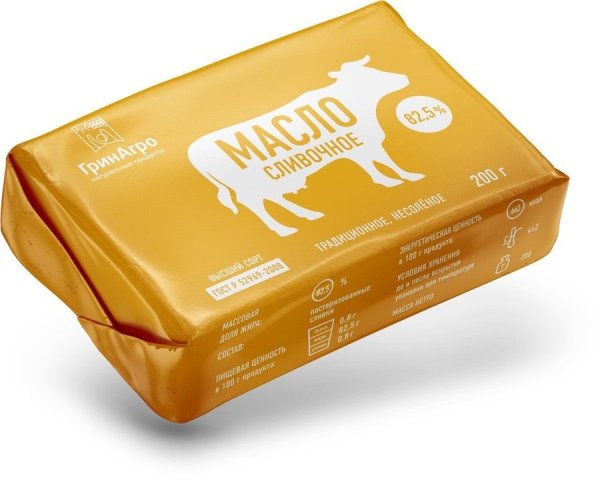 Масло сливочное Умалат Крестьянское 72,5% 500г