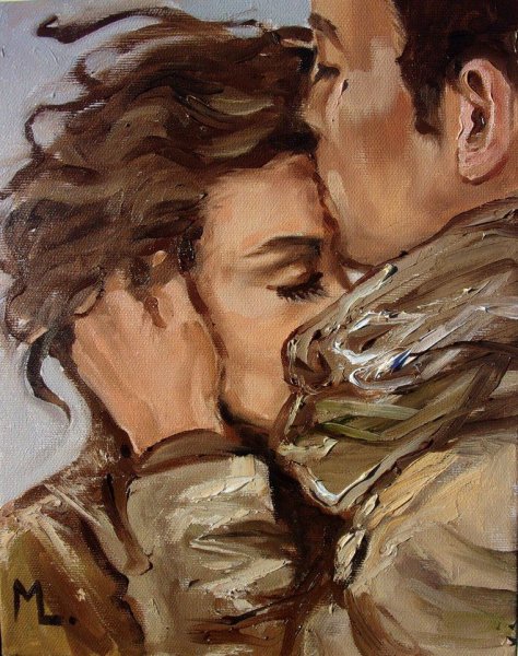 Влюбленные живопись