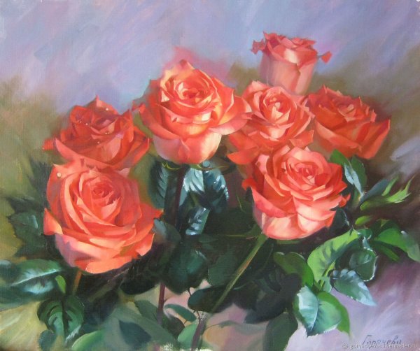 Светлана Горячева художник розы