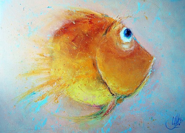 Картины Игоря Медведева рыбы