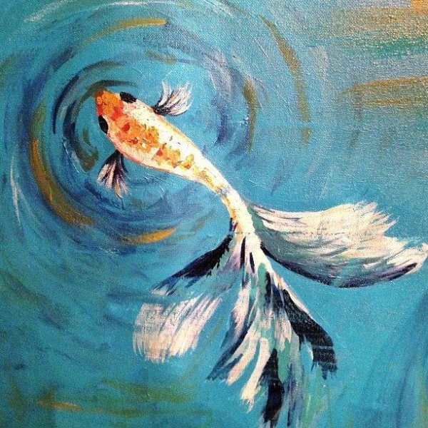 Рыба уплывает