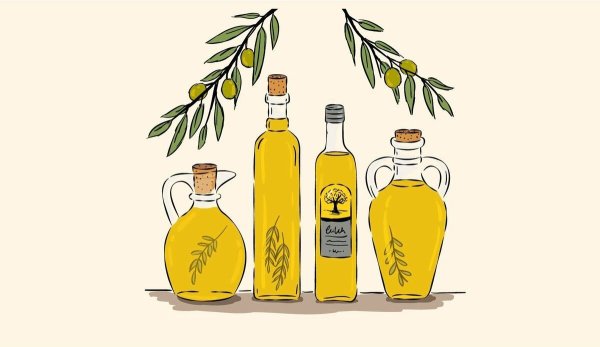 Растительное масло вектор