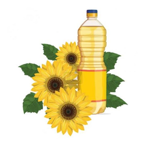 Бутылка масла на прозрачном фоне