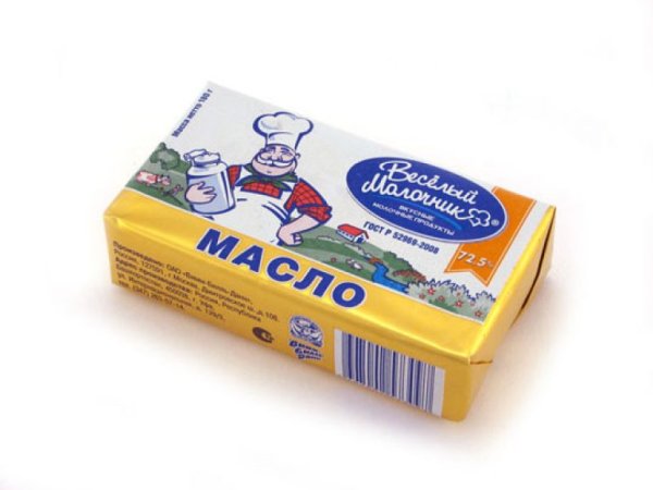 Масло весёлый молочник 72.5