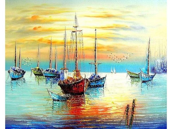 Картины маслом морская тематика