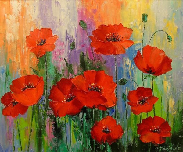 Алла Белопесоцкая маки