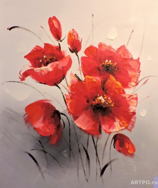 Маки живопись Антонио Джанильятти