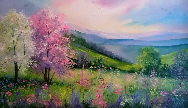 Ольга Дарчук картина "Весна в Венеции"