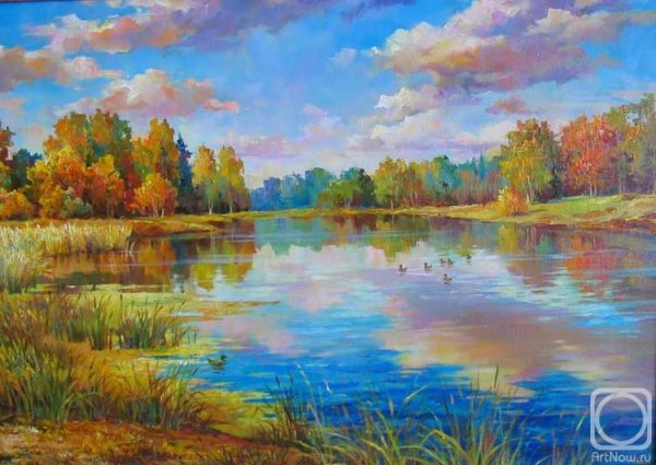 Живопись природа картины Санников Андрей