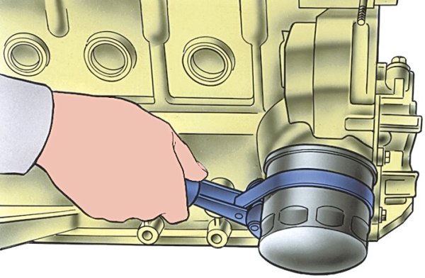 Картер масляного фильтра ВАЗ 2103