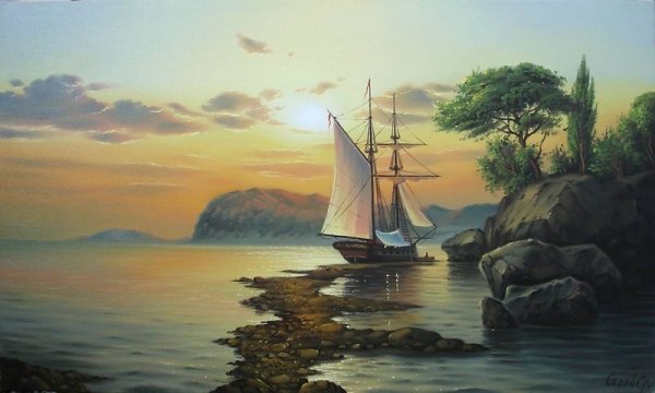 Морские пейзажи художника Сергея Стоева