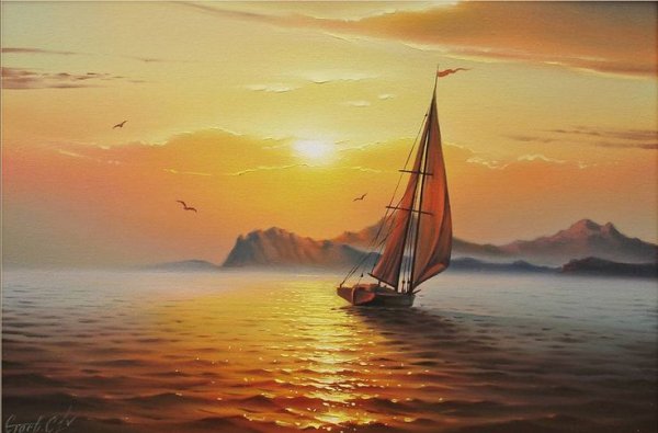 Сергей Стоев морской пейзаж