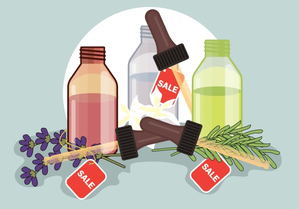 Эфирные масла вектор