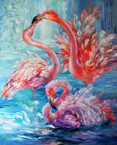 Оксана Кравченко Фламинго