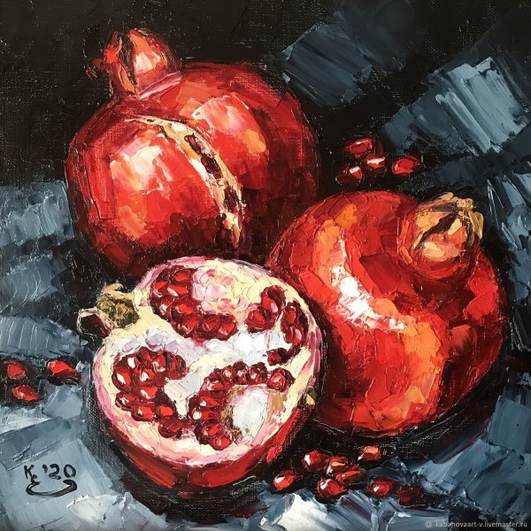 Картины граната маслом