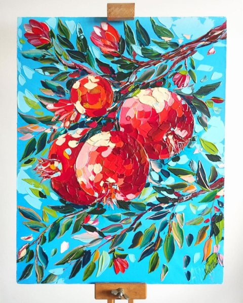 Гранат мастихином