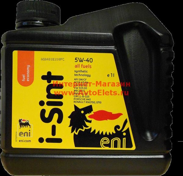 Моторное масло i-Sint 5w-40