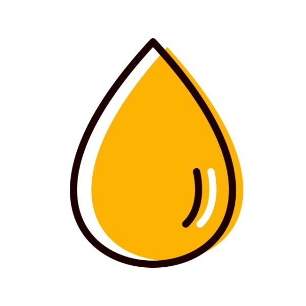Капля масла значок
