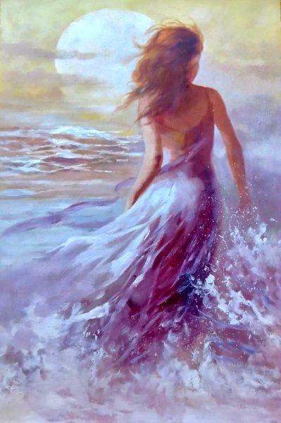 Женская спина в живописи