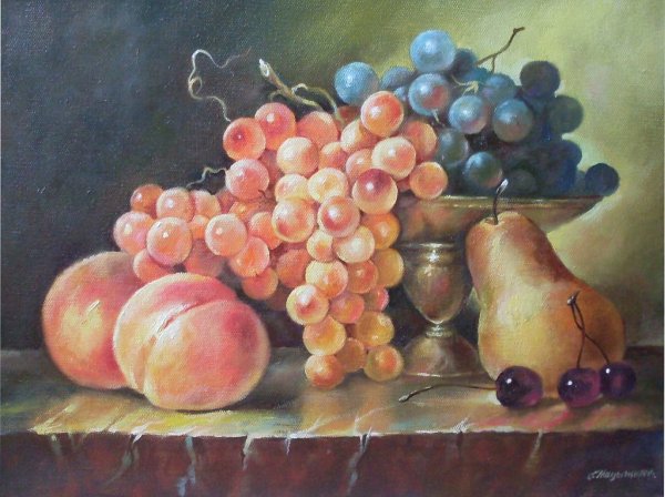 Натюрморты маслом на холсте