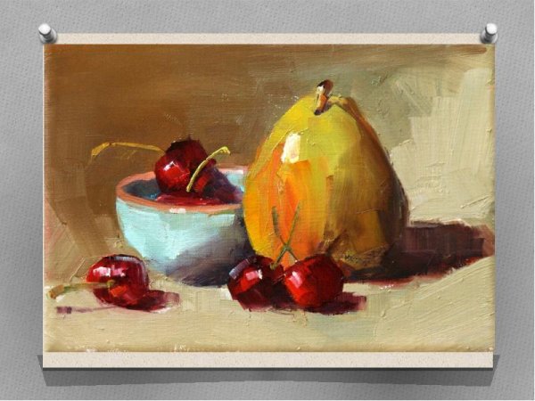 Живопись маслом фрукты