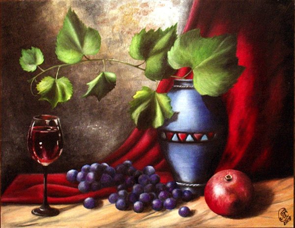 Натюрморт красками