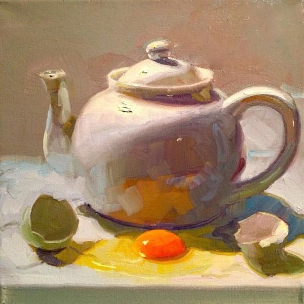 Чайник живопись