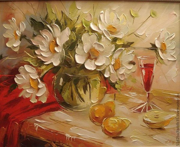 Натюрморты маслом на холсте