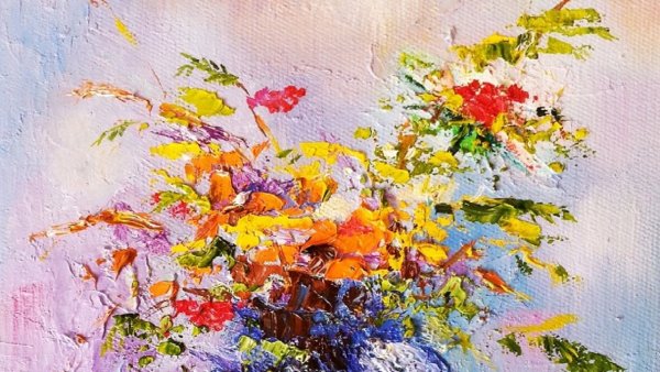 Светлана Жаркова картины мастихином маслом