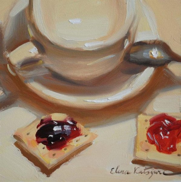 Какао акварель