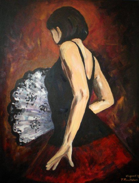 Женщина с каре со спины