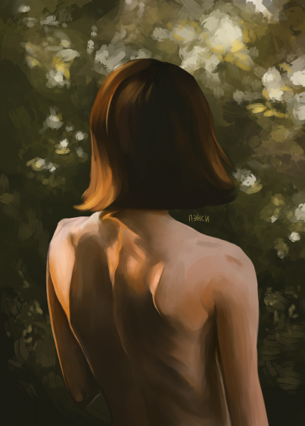 Портрет со спины