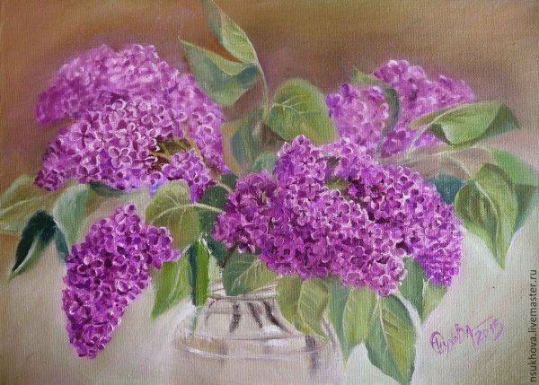 Художник Игорь Сапунов сирень