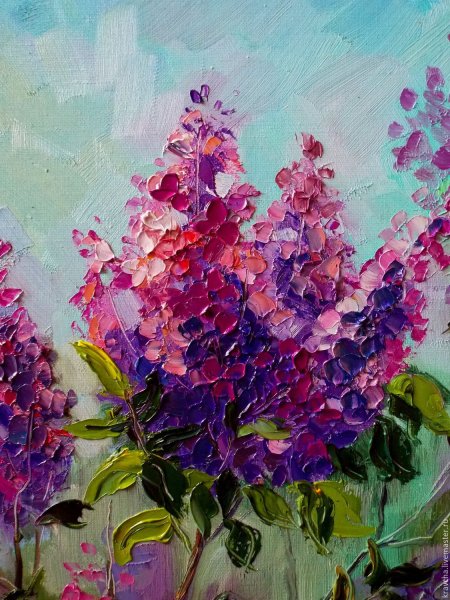 Сирень художник Александр Шандор