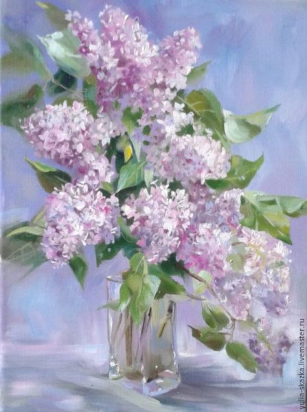 Художник Обуховский Юрий сирень