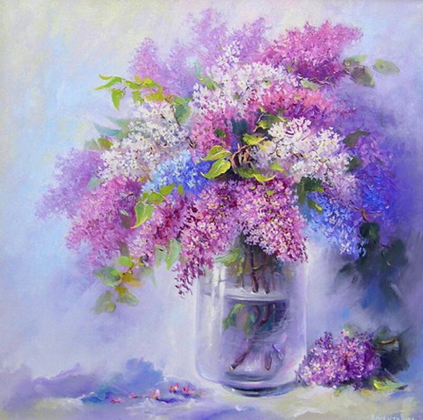 Картины художников Рахманинова сирень