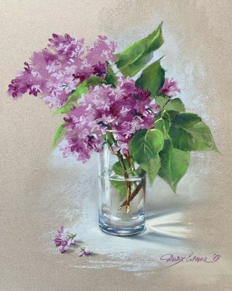 Сирень пастелью таткина