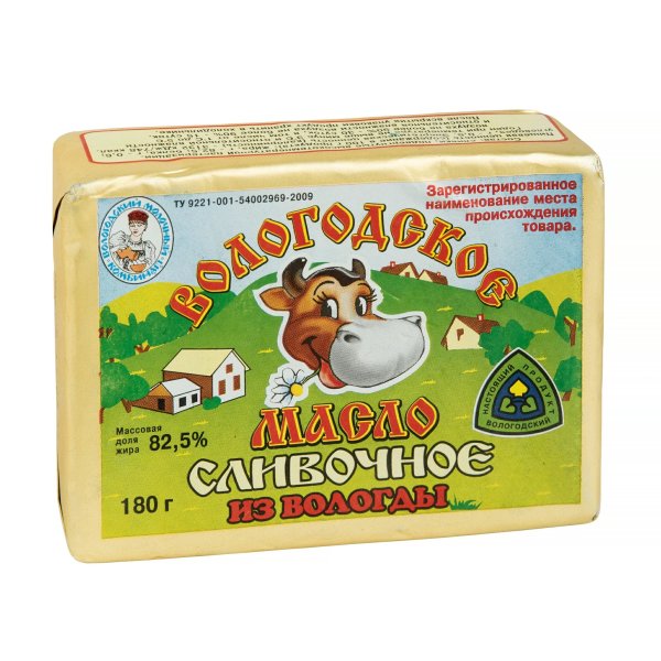 Масло Вологодское традиционное 82.5