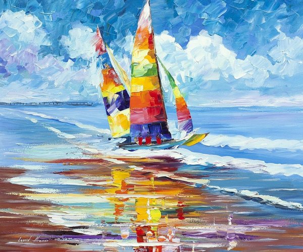 Леонид Афремов парусник