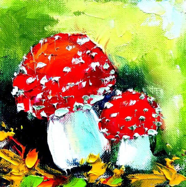 Мухомор картина