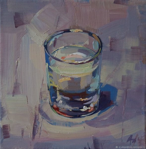 Граненый стакан в живописи