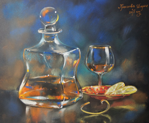 Хмелевская Галина художник пастель натюрморт