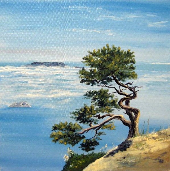 Сосна художника Еськова Павла