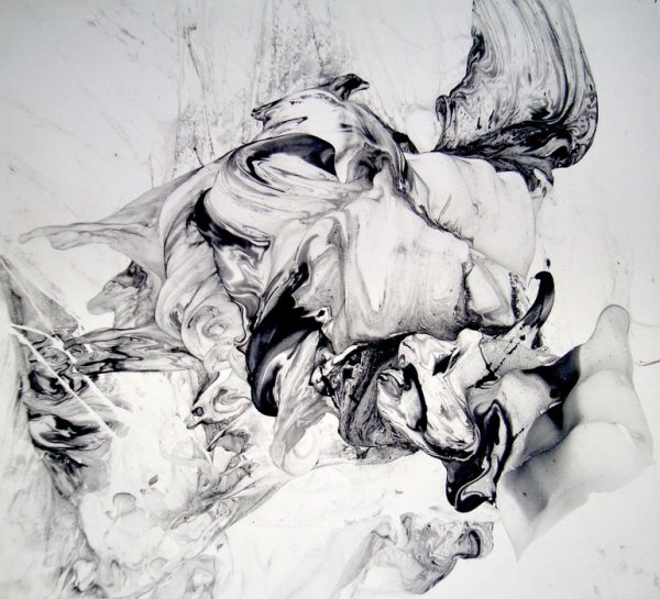 Абстрактные картины черно белые