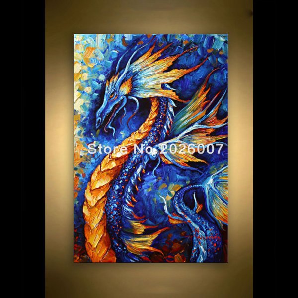 Дракон акрилом