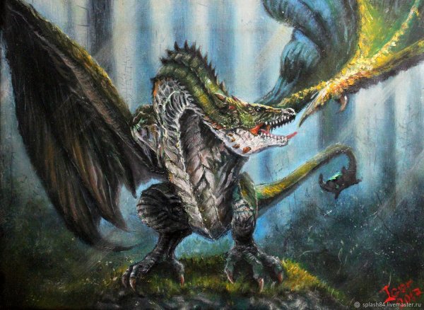 Дракон живопись